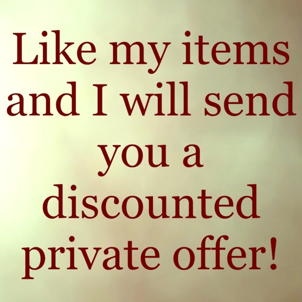 ❤️Like any of my items & receive a private offer❤️